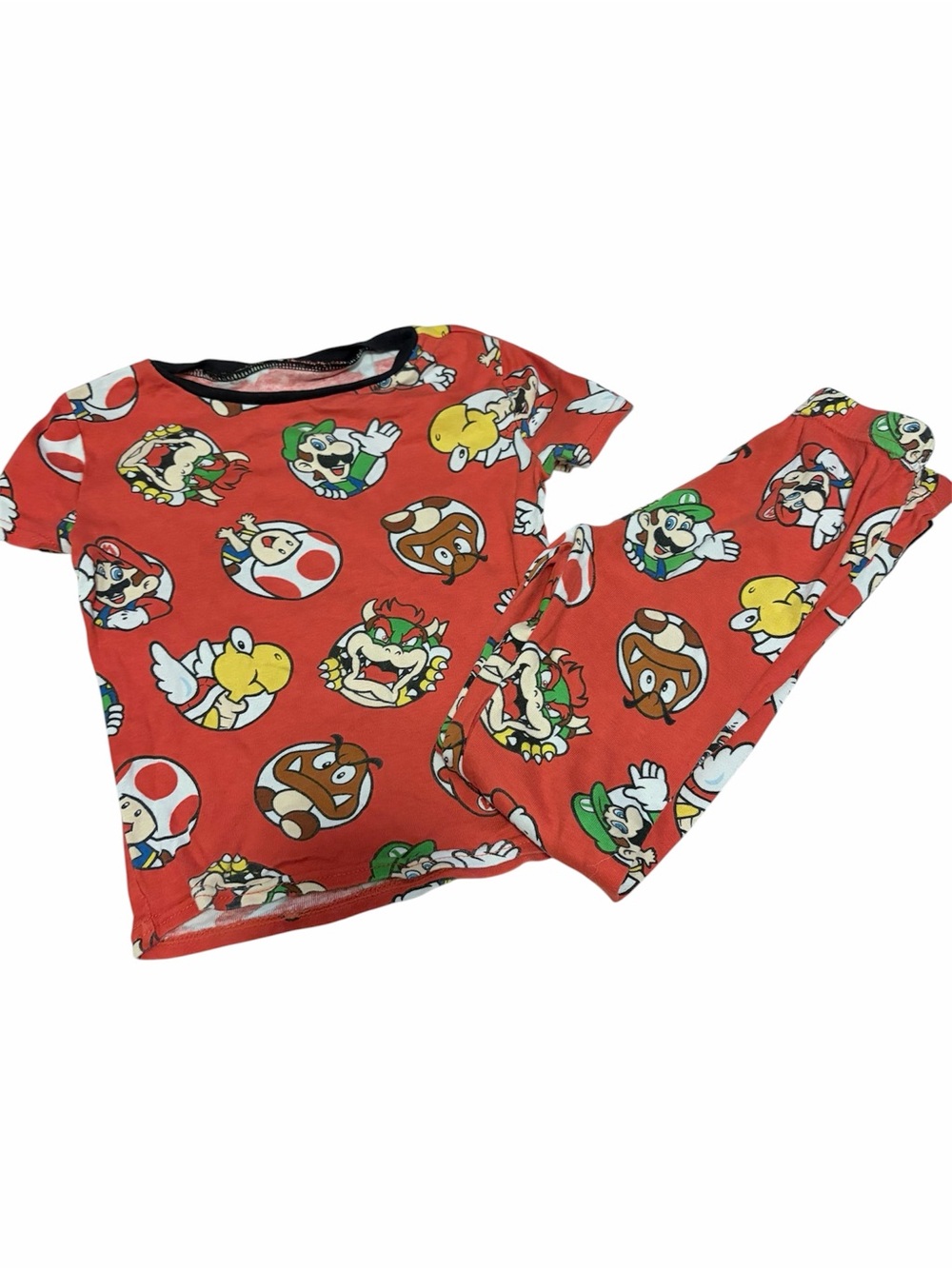 5/$30 🎈 Nintendo Super Mario Kids Pajama 2-Piece Set size 6